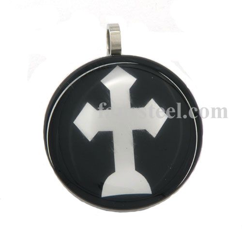 FSRKP006 enamel cross pendant - Click Image to Close
